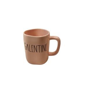 Rae Dunn GALENTINE Coffee Mug Cup Pink 18 Oz.
